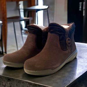 Jambu Chocolate Ankle Booties